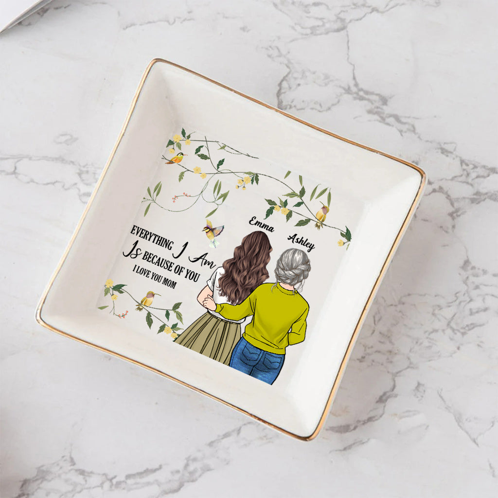Everything I Am - Personalized Mother's Day Mother Jewelry Dish