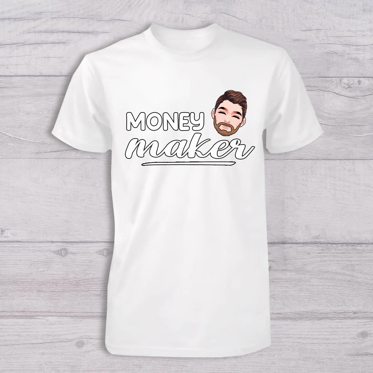 Money Maker Money Spender - Personalized Father T-shirt And Baby Onesie