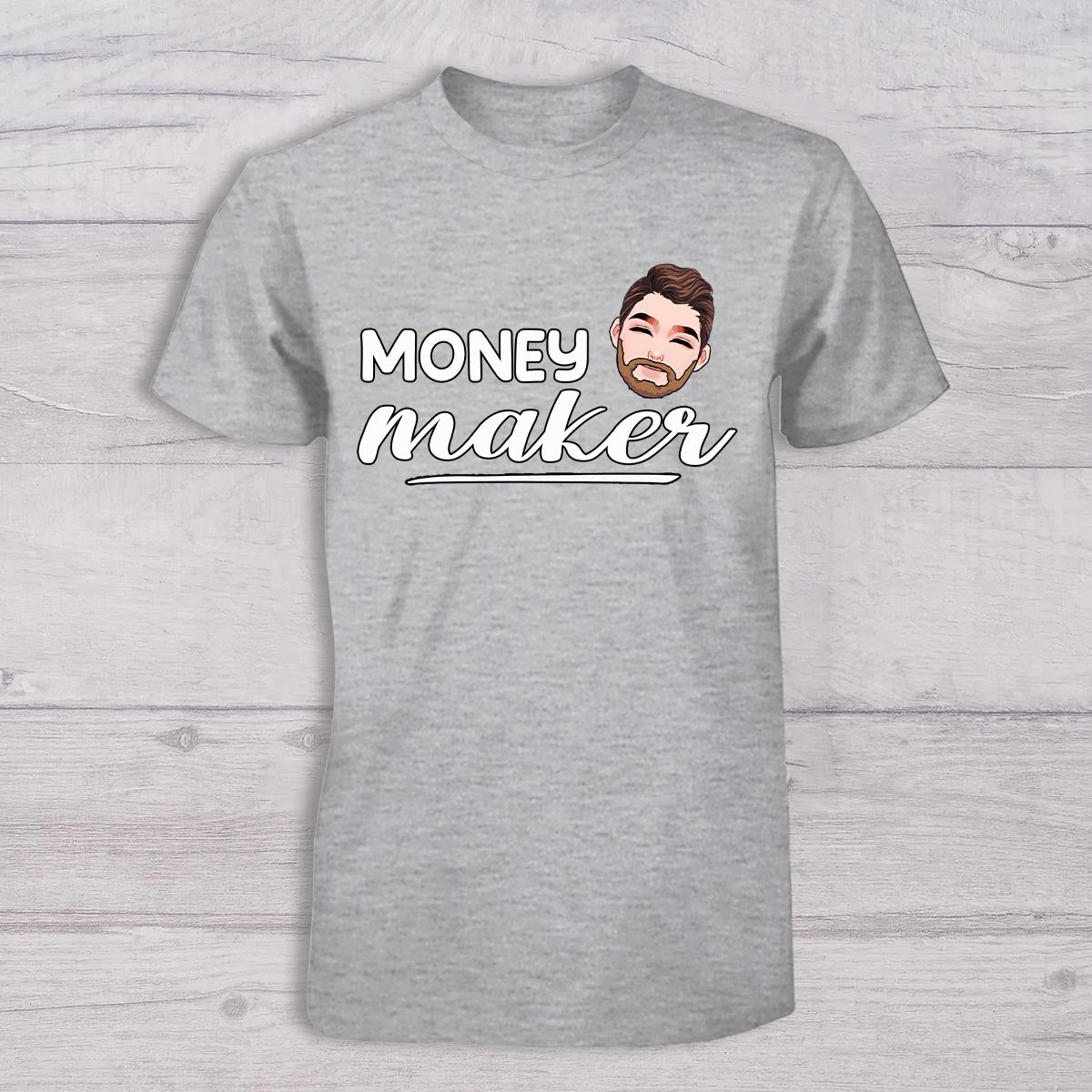 Money Maker Money Spender - Personalized Father T-shirt And Baby Onesie