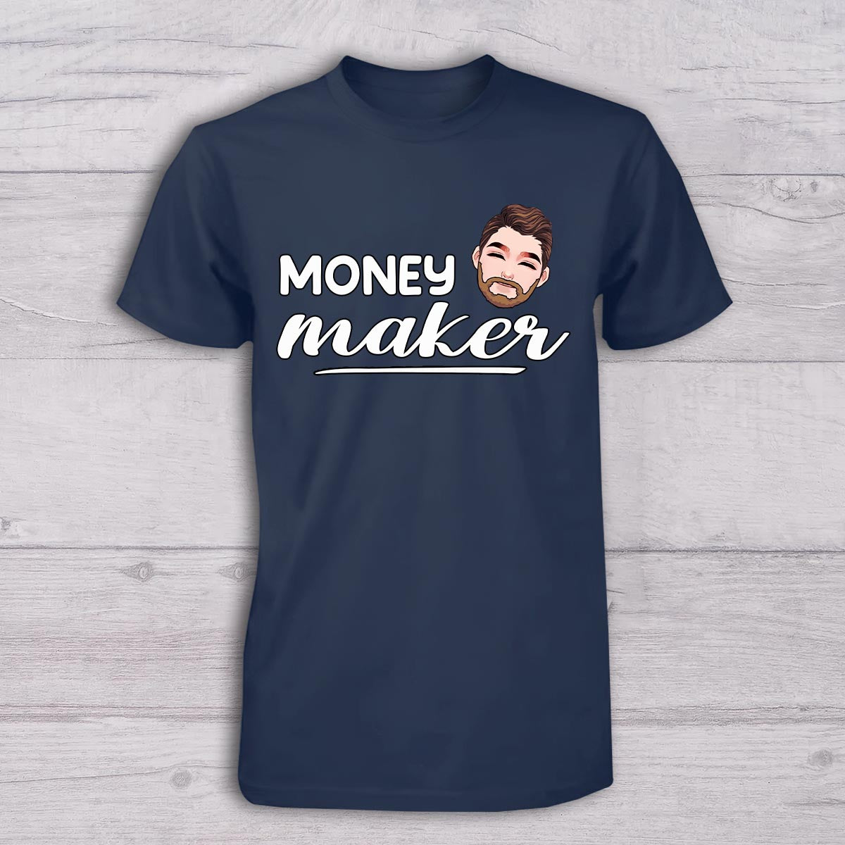 Money Maker Money Spender - Personalized Father T-shirt And Baby Onesie