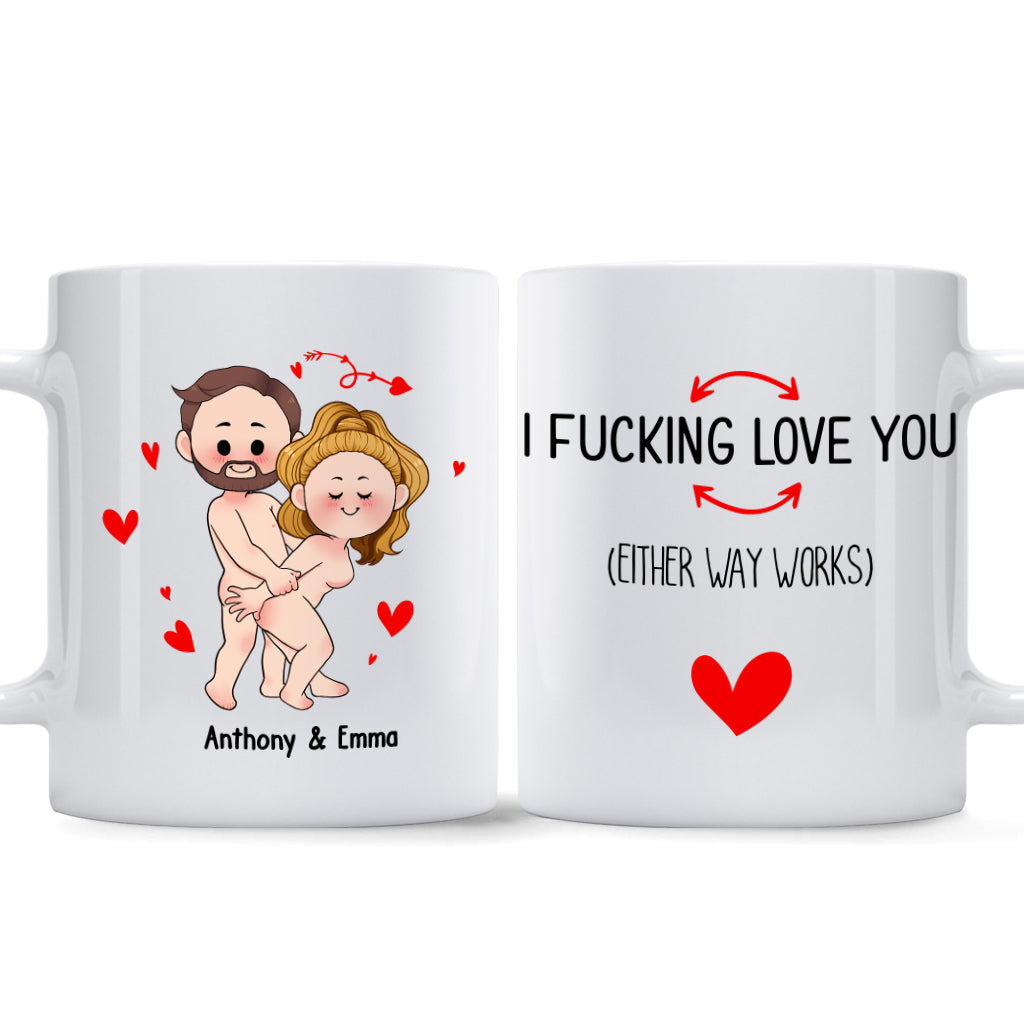 I Love You - Personalized Couple Mug