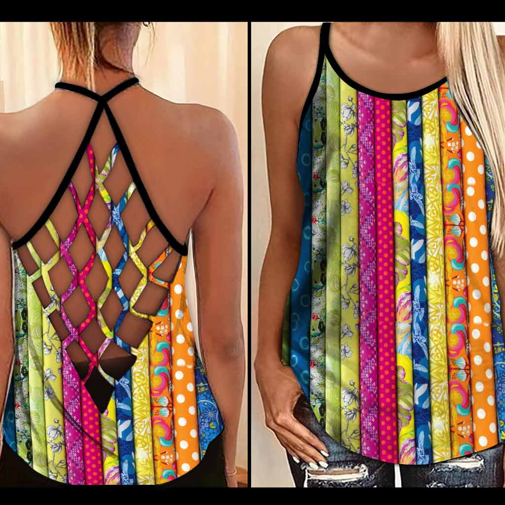 Love Fabrics – Näh-Tanktop mit Kreuzmuster