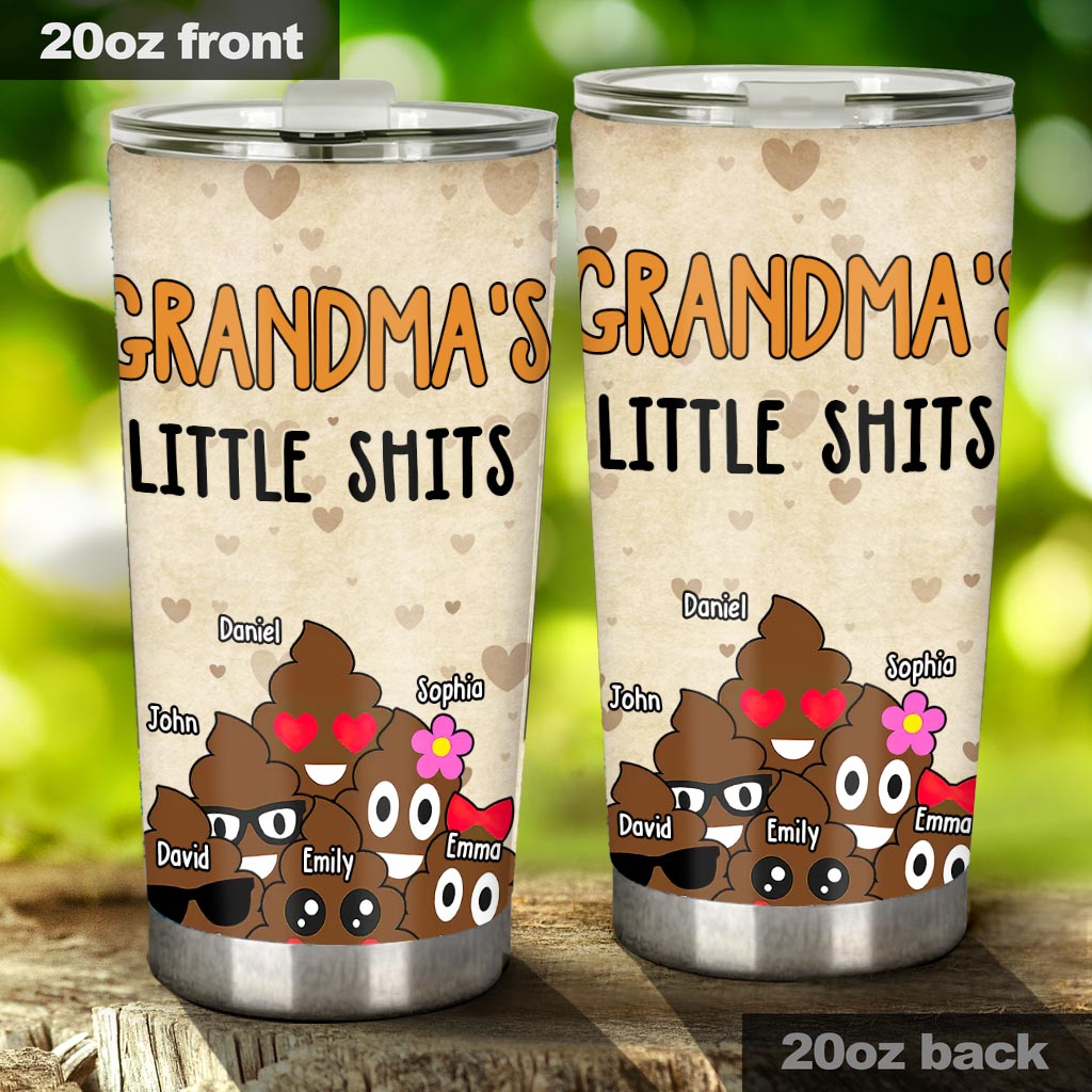 Dad's Little Cuties - Gift for dad, grandma, grandpa, mom, uncle, aunt - Personalized Tumbler