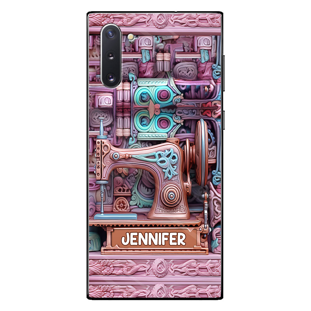 Love Sewing - Personalized Sewing Phone Case
