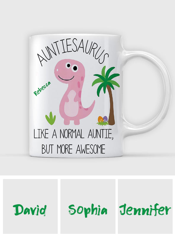 Mug personnalisé « Tante Dinosaure »