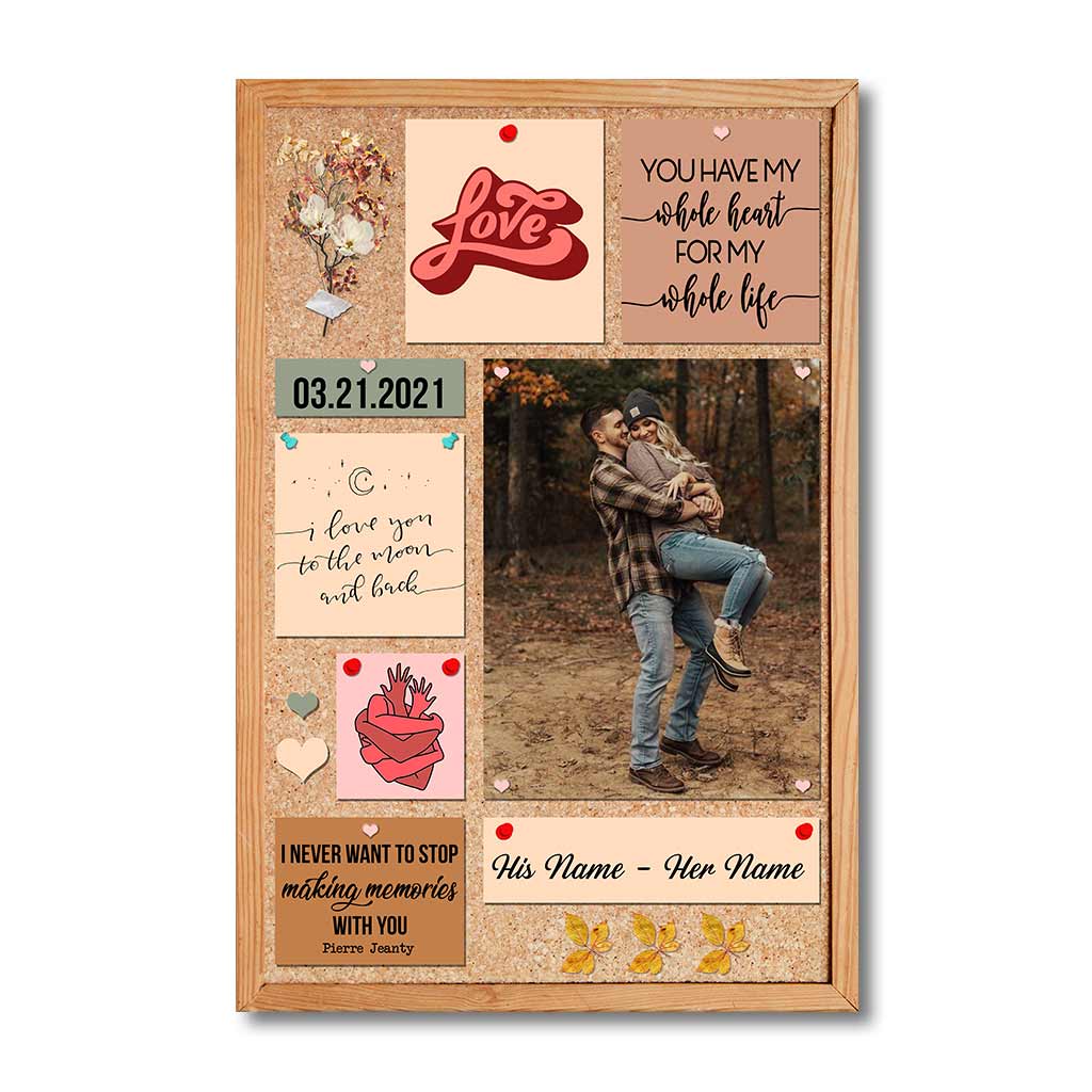 Everything Is Better With You - Personalized Couple Poster