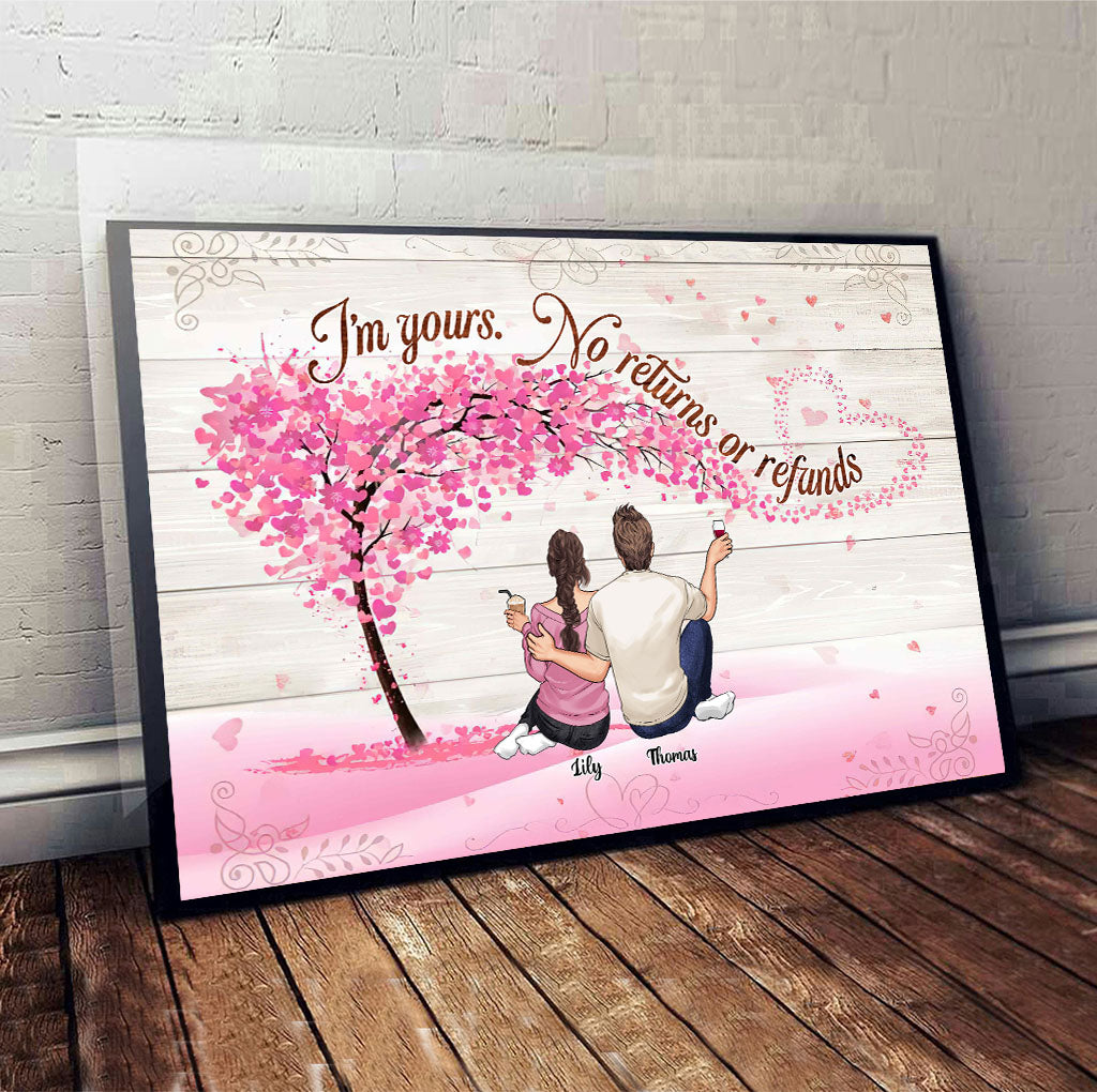 I'm Yours - Personalized Couple Canvas And Poster