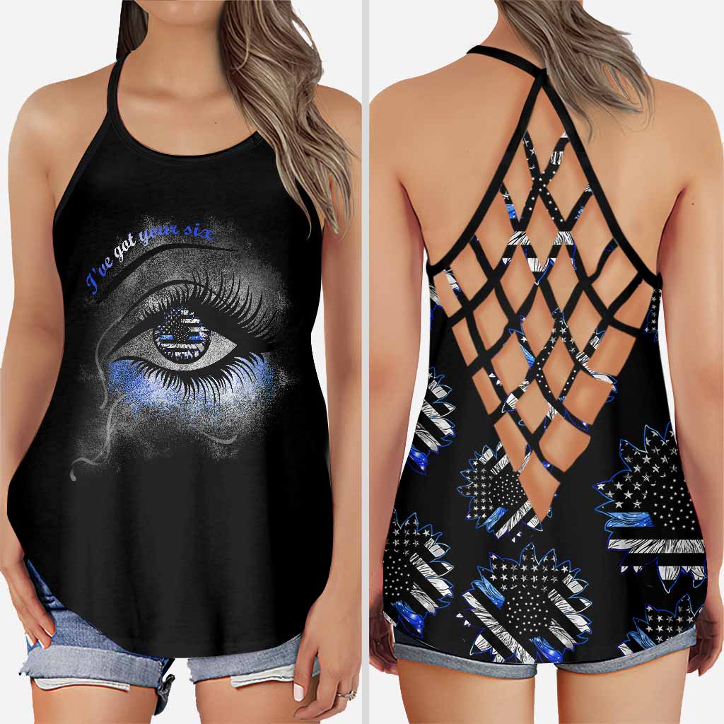 I've Got Your Six - Police Officer Cross Tank Top