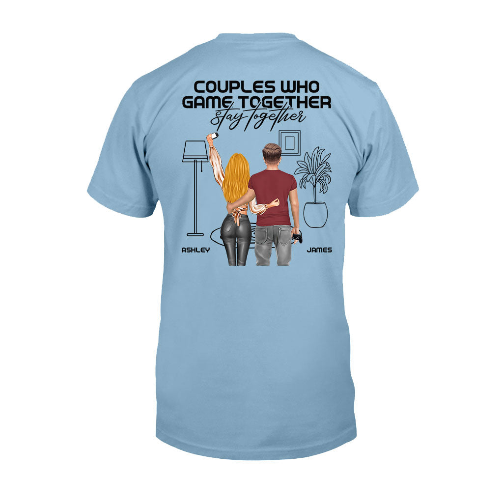 Couples Who Game Together Stay Together - Personalized Video Game T-shirt and Hoodie