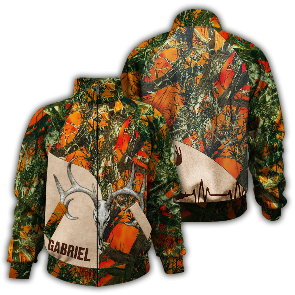 Passionné de chasse - Veste de chasse zippée personnalisée