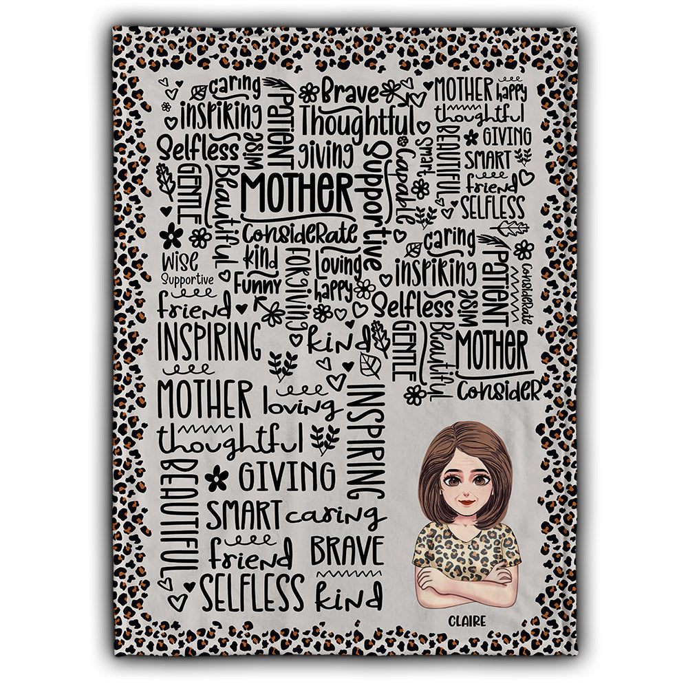 Mom You Are Beautiful - Personalized Mother's Day Mother Blanket