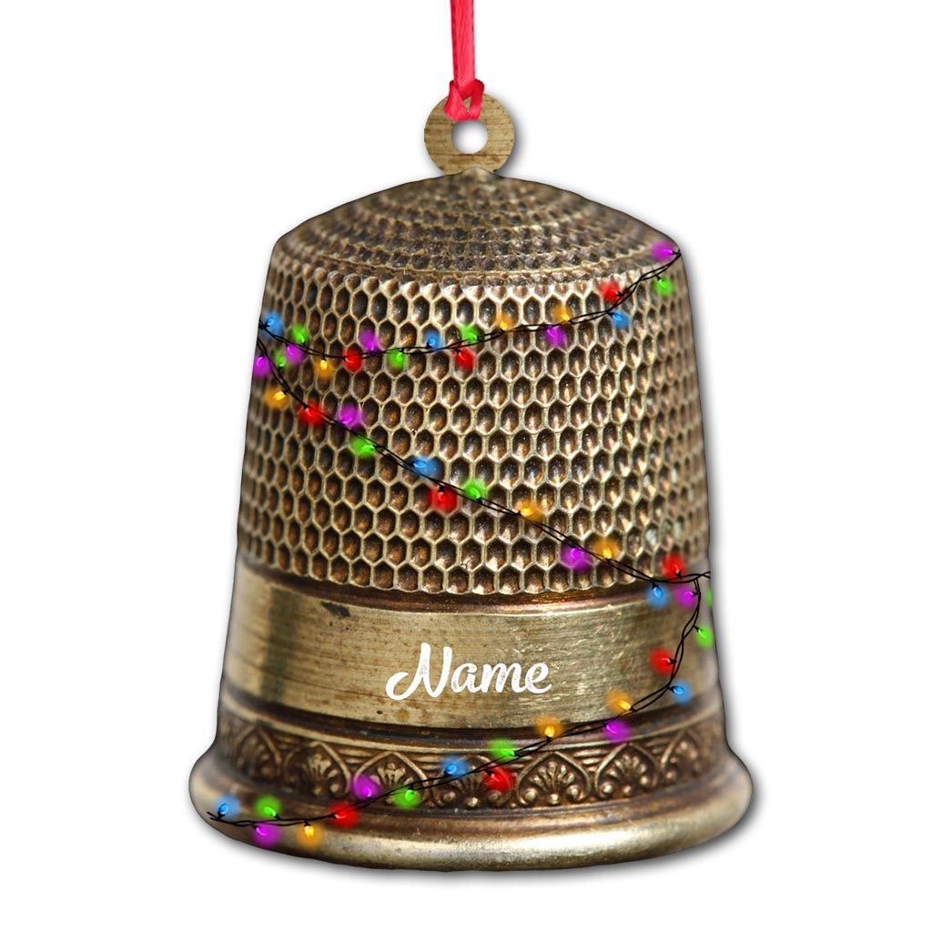 Nähzubehör-Kollektion – Personalisierter Weihnachtsschmuck zum Nähen (beidseitig bedruckt)