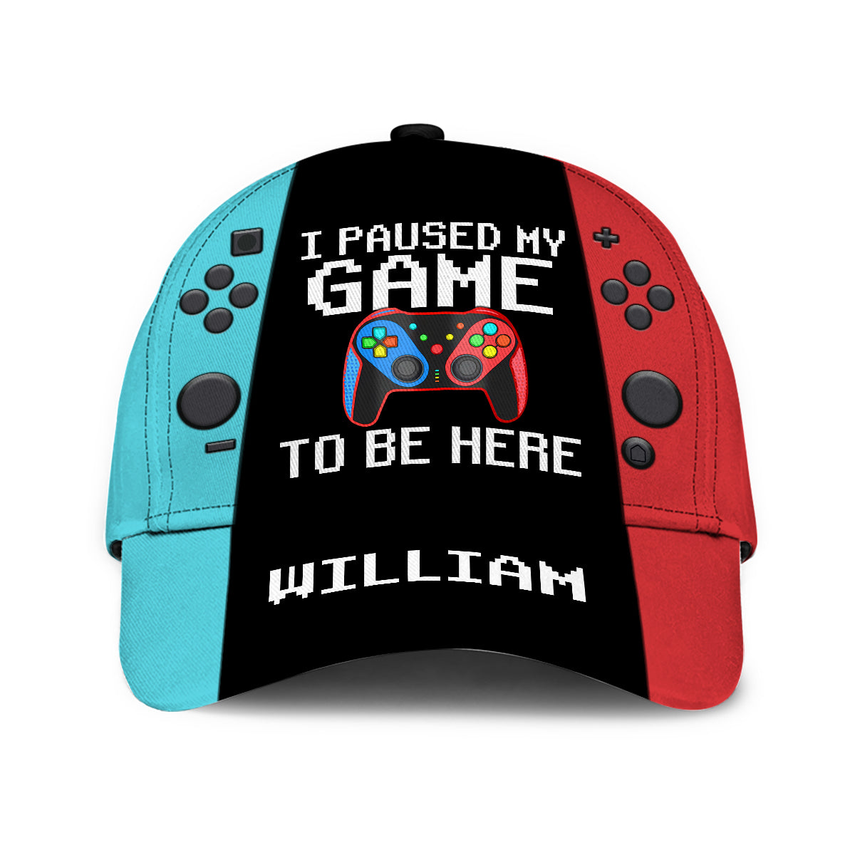 I Paused My Game To Be Here - Personalized Video Game Classic Cap
