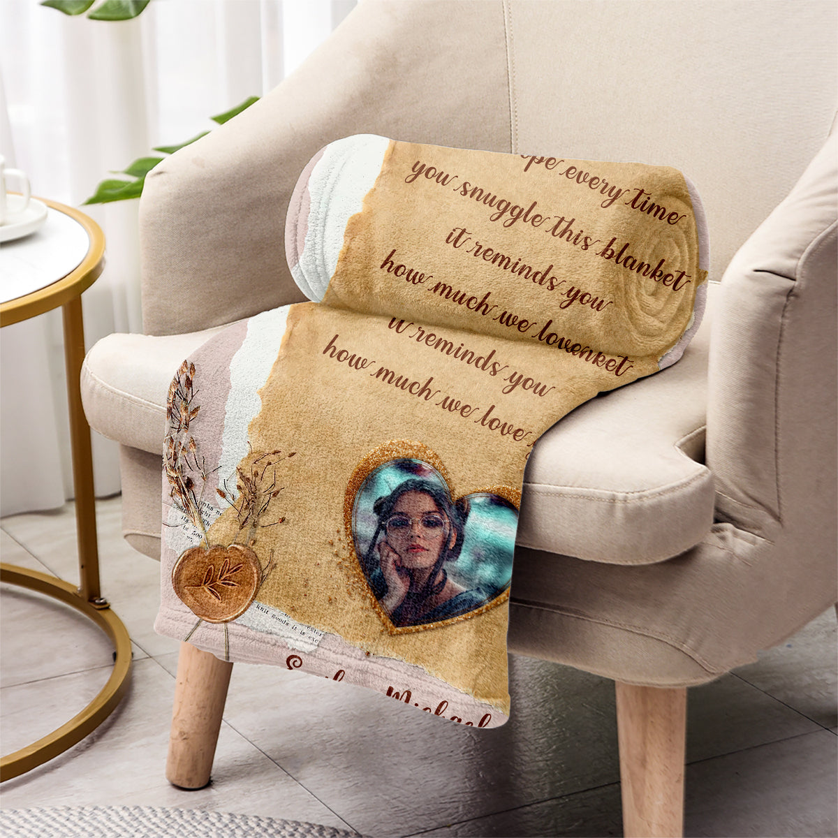 Grandma Mama - Gift for grandma, mom, dad, grandpa, aunt, uncle, sister, brother, husband, wife, friend - Personalized Blanket
