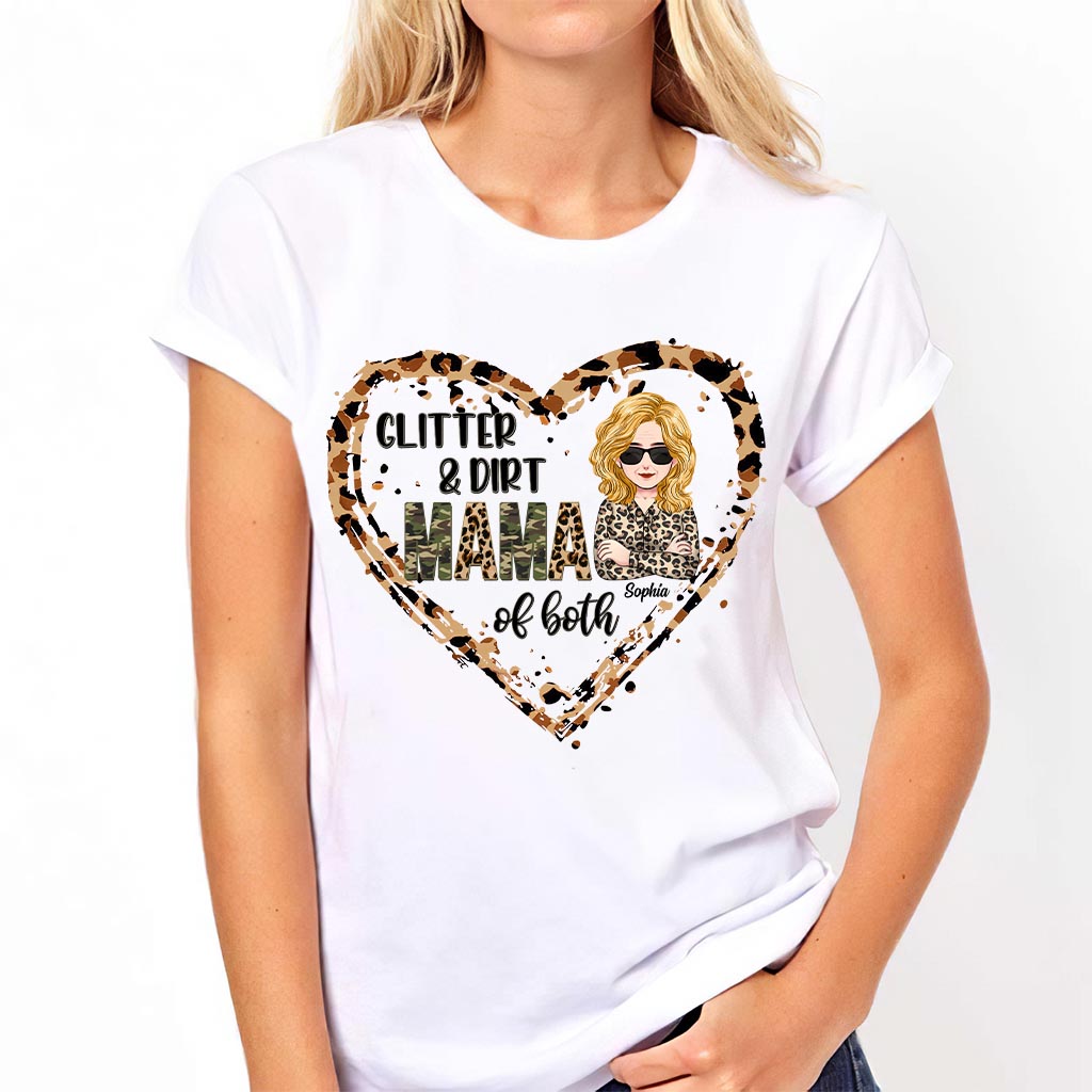 Mama Of Both - Personalized Mother's Day Mother T-shirt and Hoodie