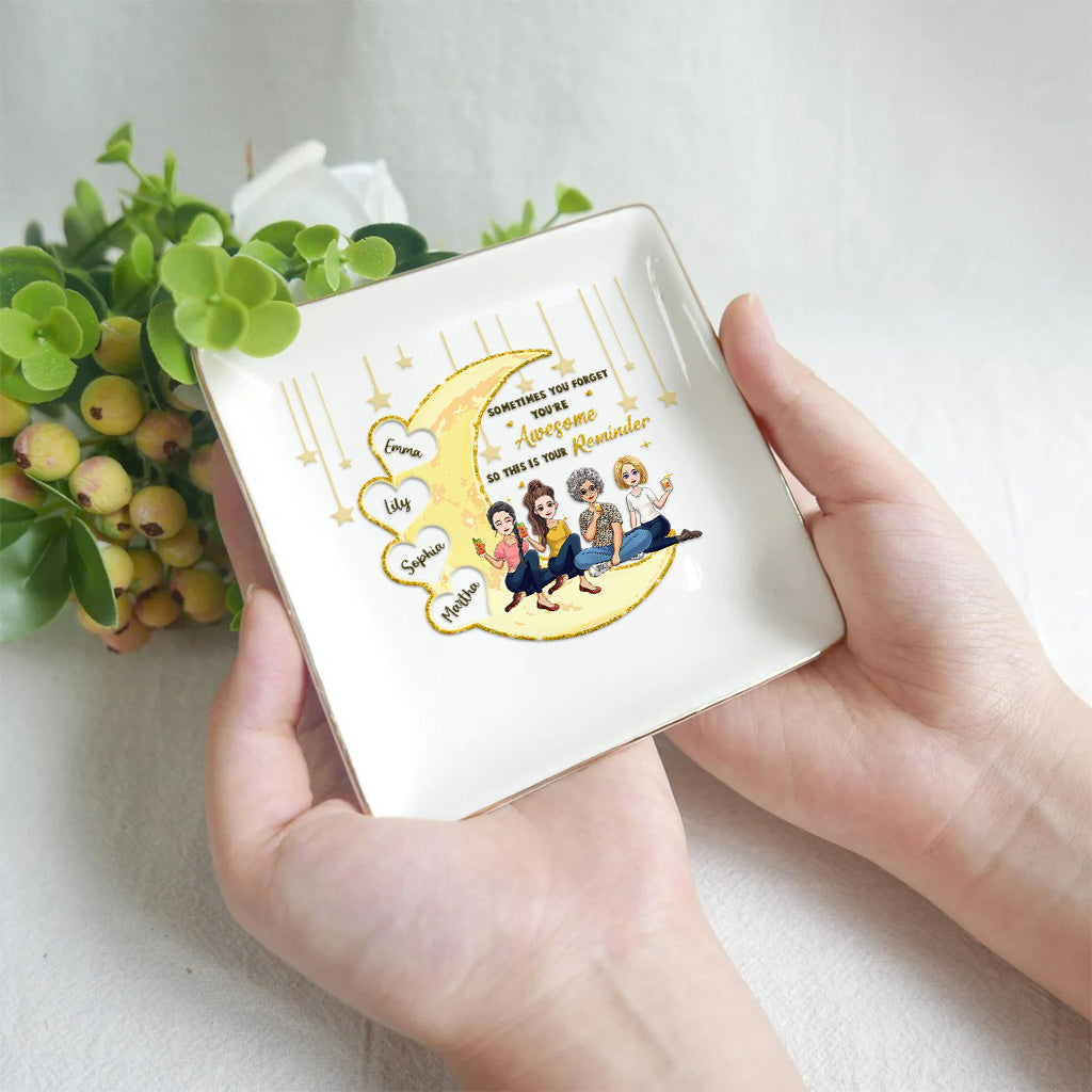 Sometimes You Forget - Personalized Mother's Day Mother Jewelry Dish