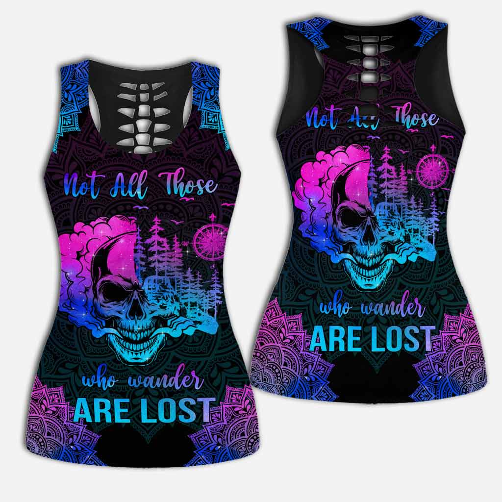 Into The Forest I Go - Hiking Hollow Tank Top and Leggings