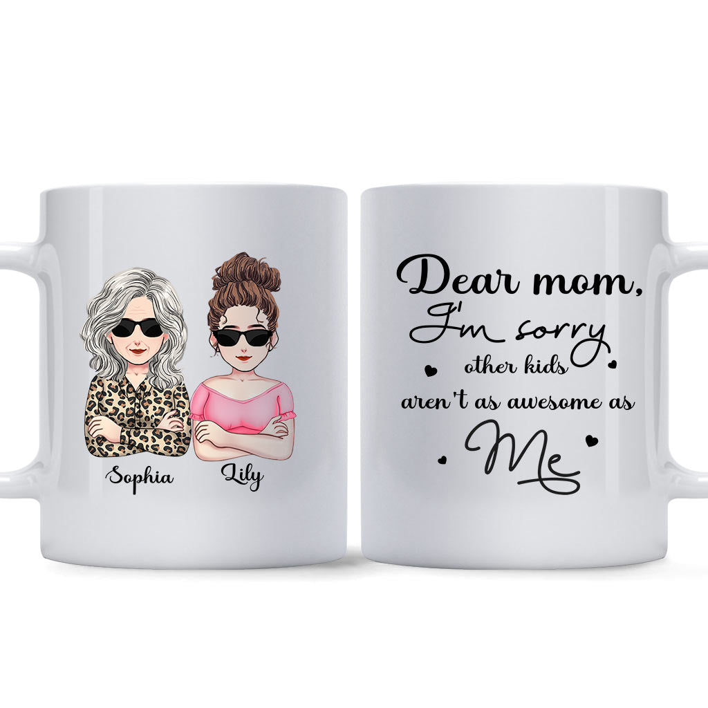 Dear Mom - Personalized Mother's day Mother Mug