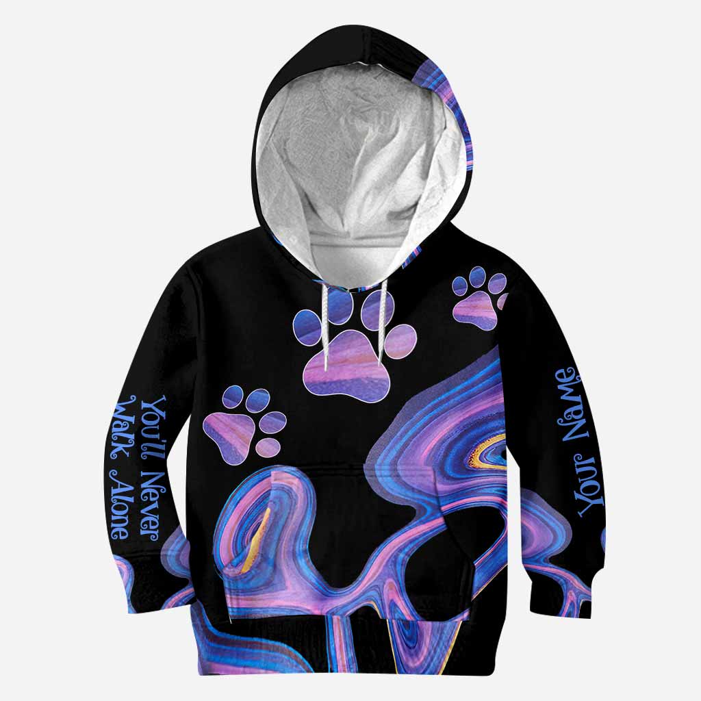 Dog Lovers You'll Never Walk Alone - Personalized Hoodie and Leggings