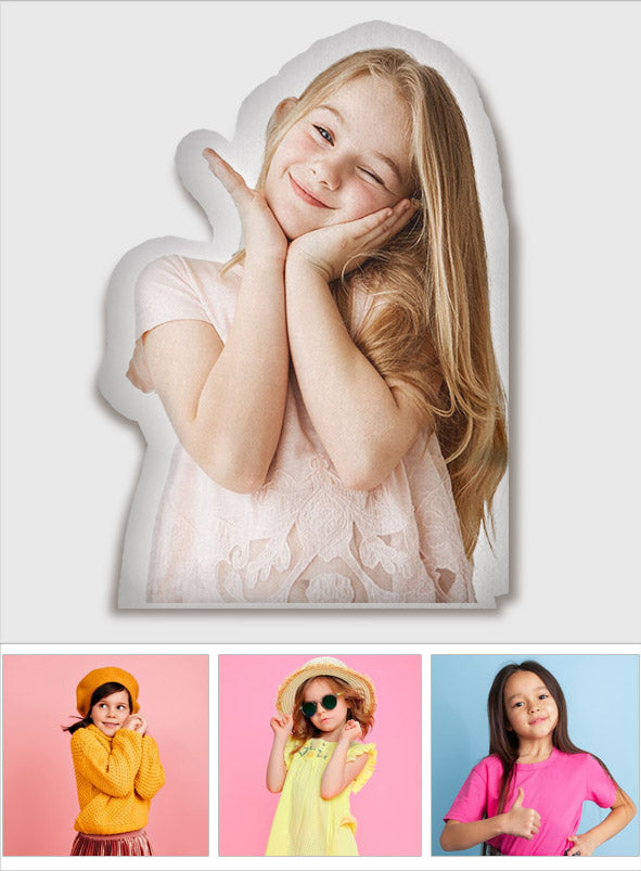 Custom Photo Humanoid - Personalized Kid Shaped Pillow