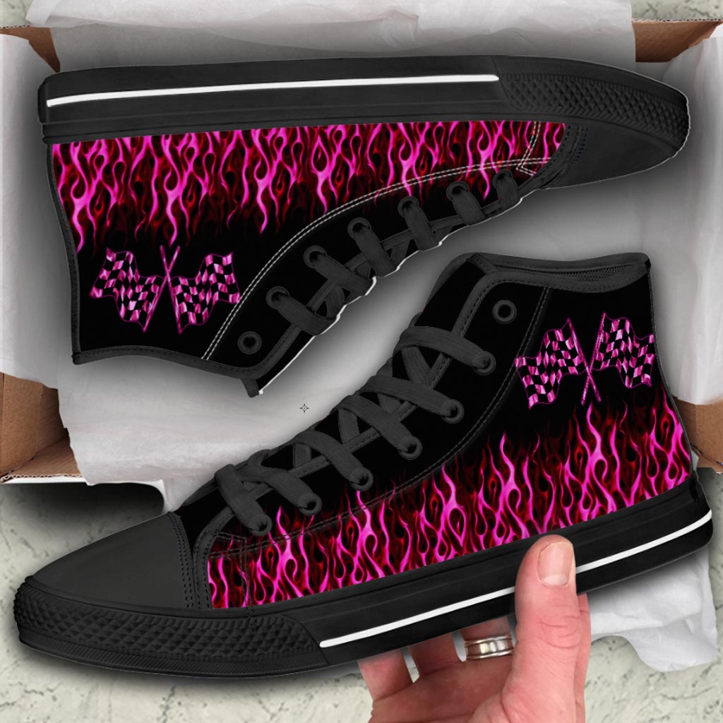 Racing Girl High Top Shoes