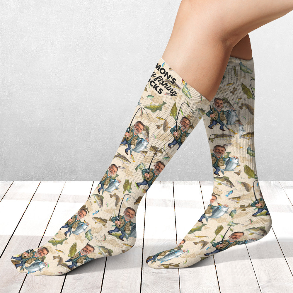 Lucky Fishing Socks - Personalized Fishing Socks