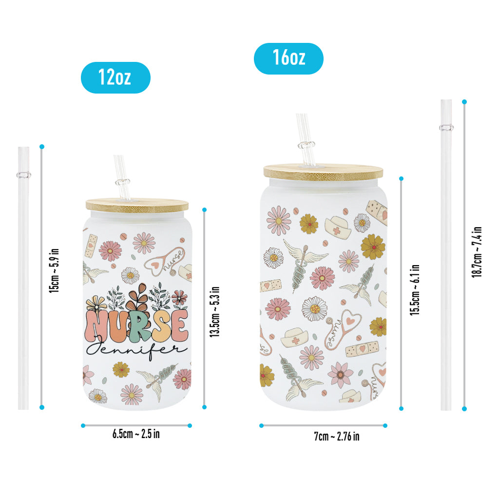 Nurse Life - Personalized Nurse Can Glass