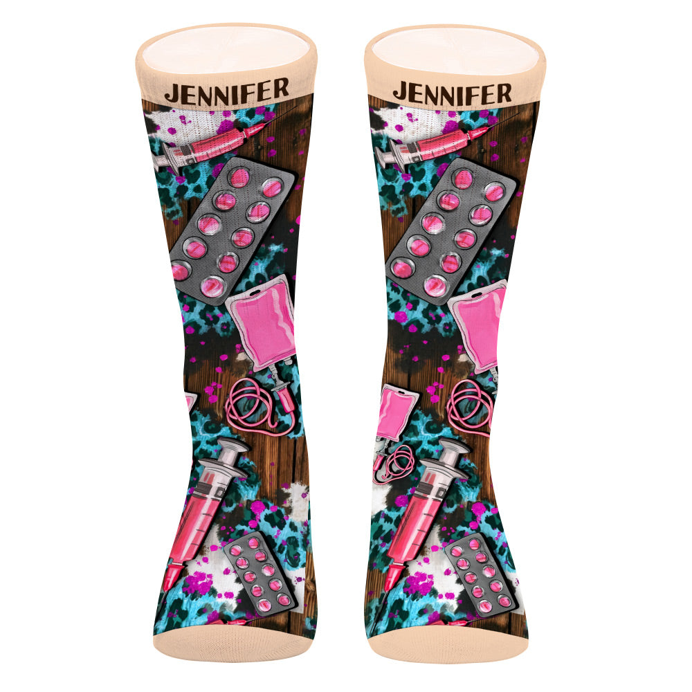 Nurse Life - Personalized Nurse Socks