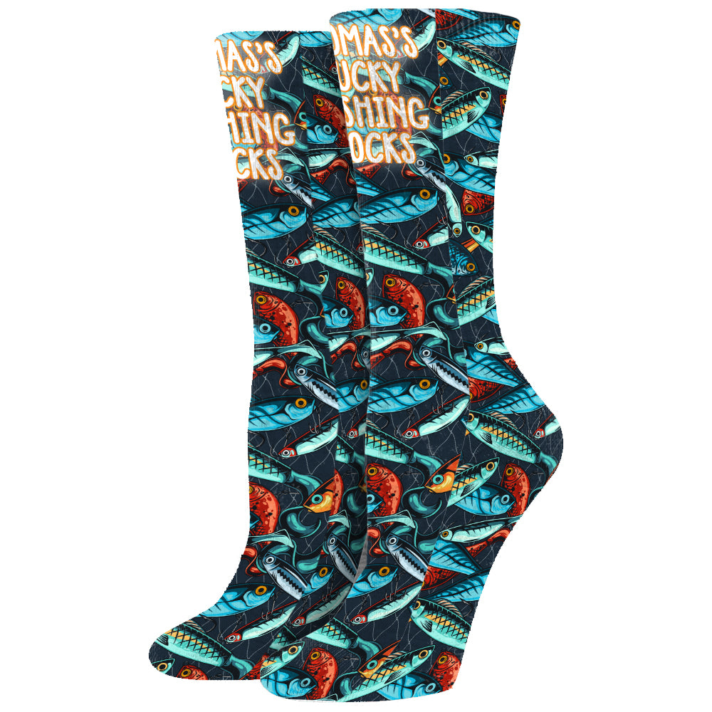 Meine Glücks-Angelsocken – personalisierte Angelsocken