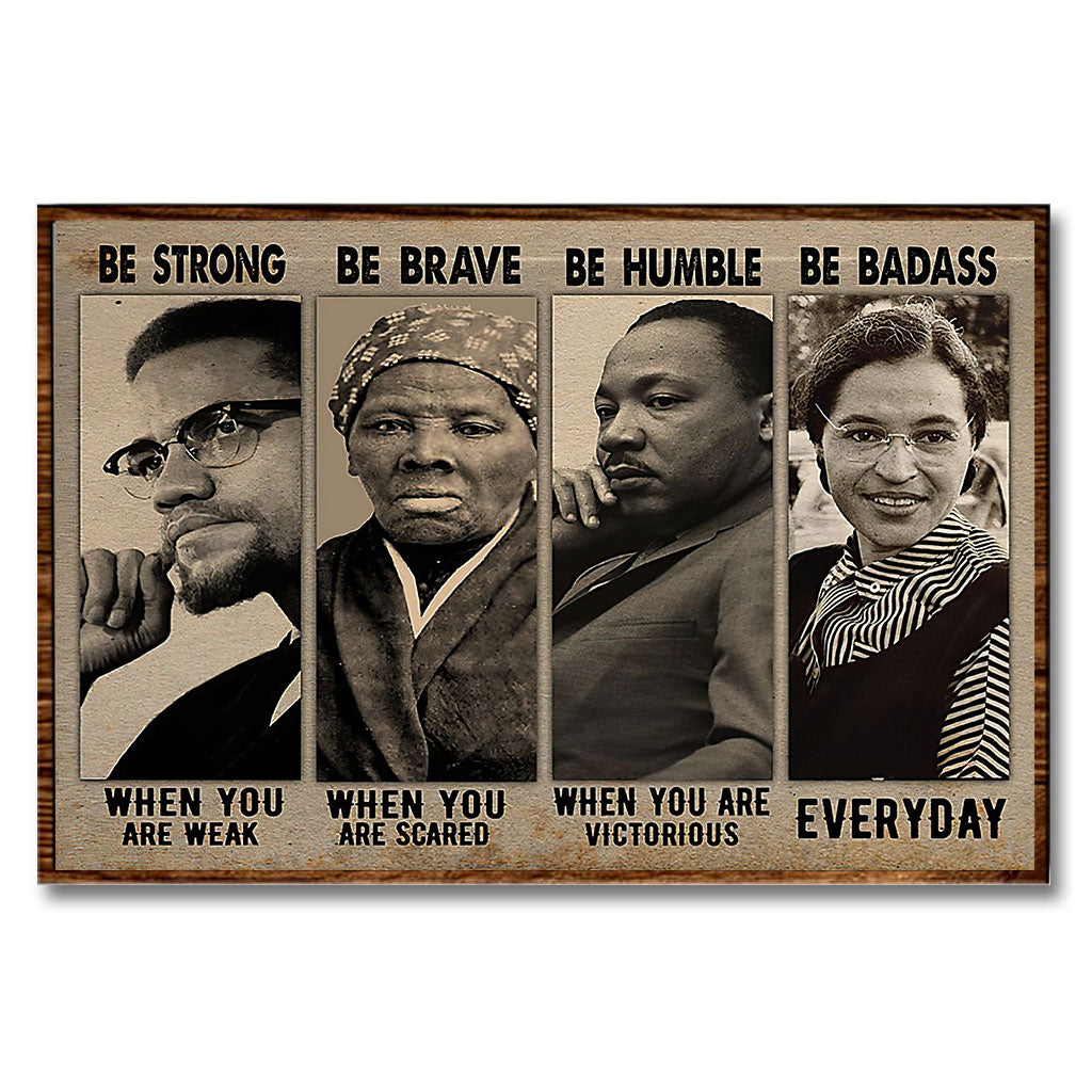 Be Strong - African American Poster