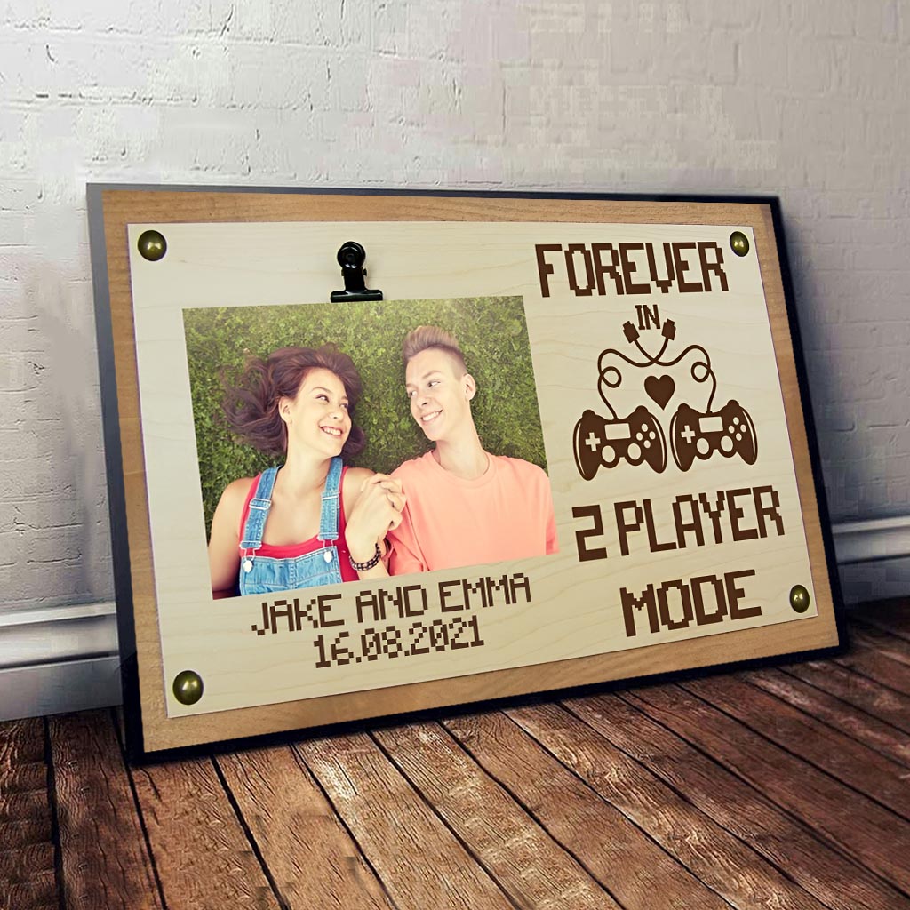 2 Player Mode - Personalized Video Game Canvas And Poster
