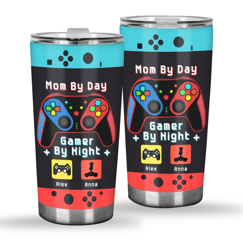Gamer Dad Like A Regular Dad But Way Cooler - Video Game gift for dad, Gamer - Personalized Tumbler