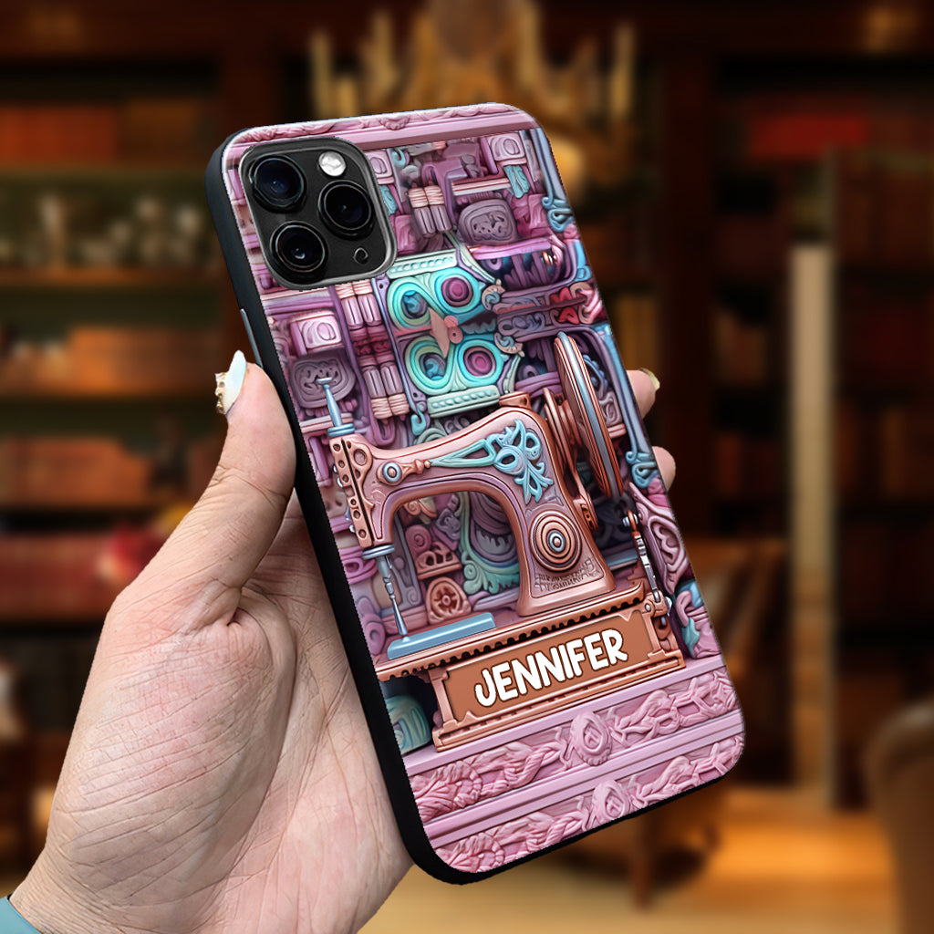 Love Sewing - Personalized Sewing Phone Case