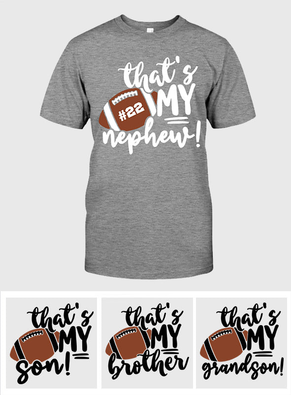 Das ist mein Enkel – personalisiertes Fußball-T-Shirt & Hoodie