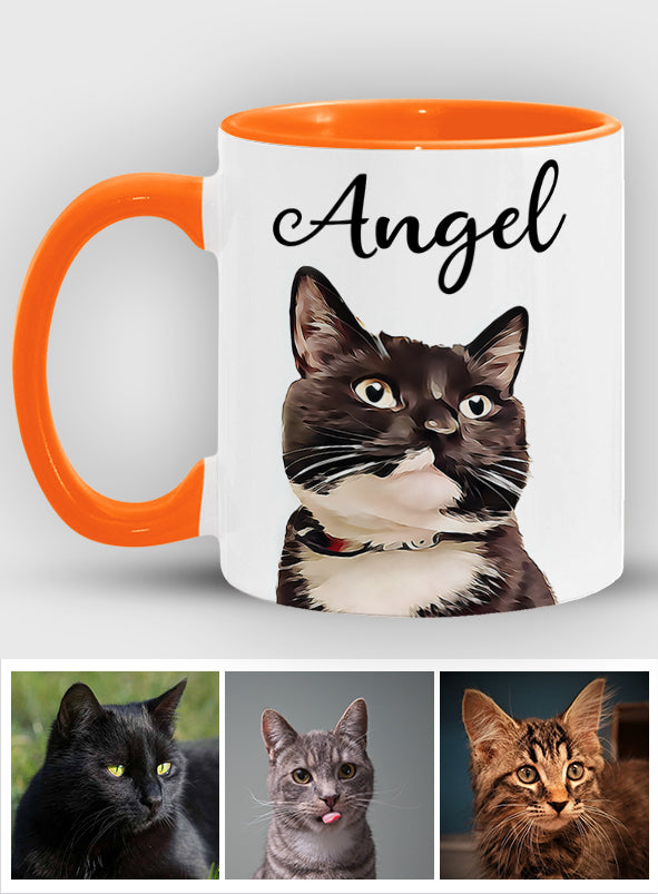Cat Lover - Personalized Cat Accent Mug