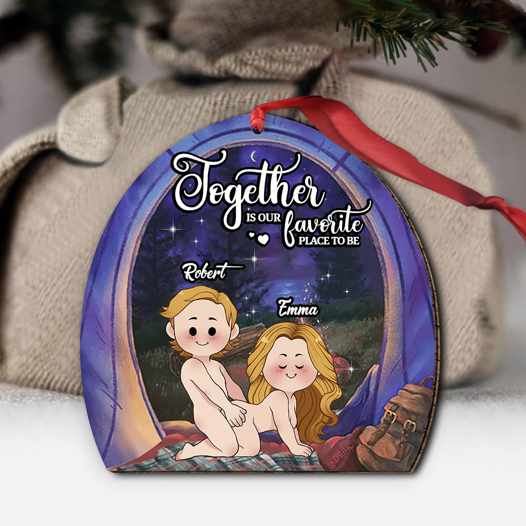 Together Is Our Favorite Place To Be - Personalized Camping Ornament