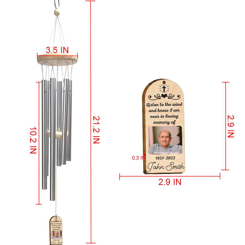Listen To The Wind - Personalized Memorial Wind Chime
