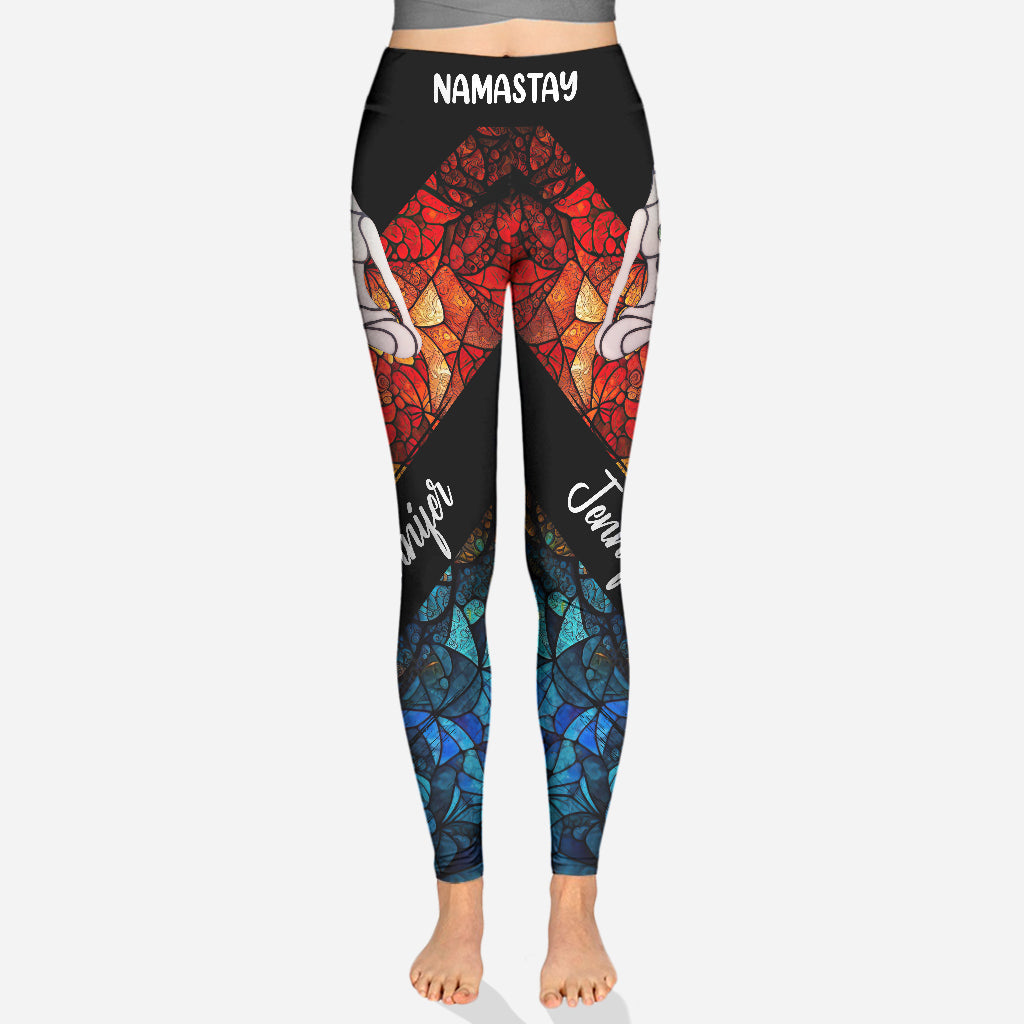 Namastay Away From Me - Personalized Yoga Leggings
