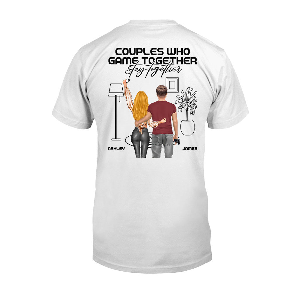 Couples Who Game Together Stay Together - Personalized Video Game T-shirt and Hoodie