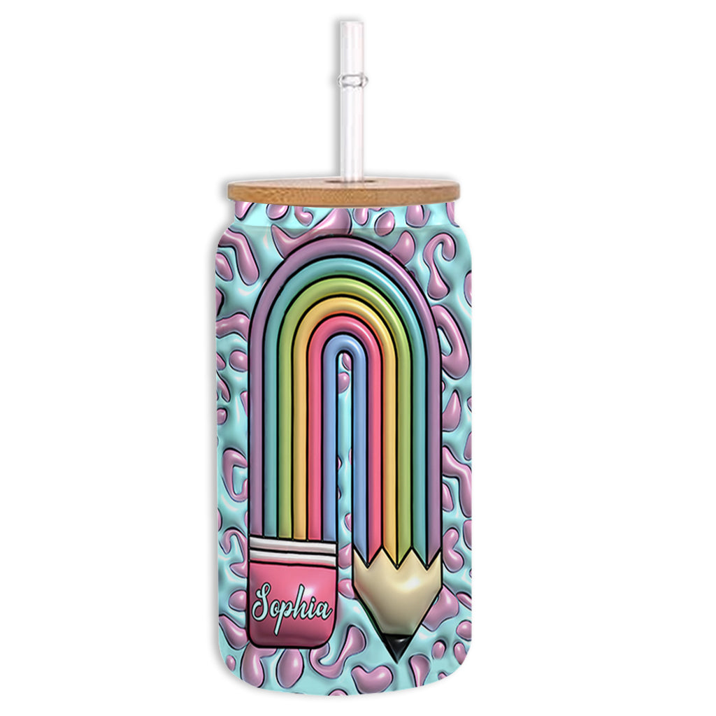 Vie d'enseignant - Verre à canette personnalisé pour enseignants