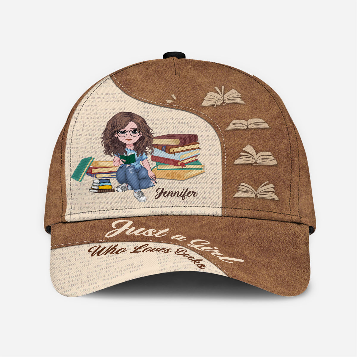 Just A Girl Who Loves Books - Personalized Book Classic Cap