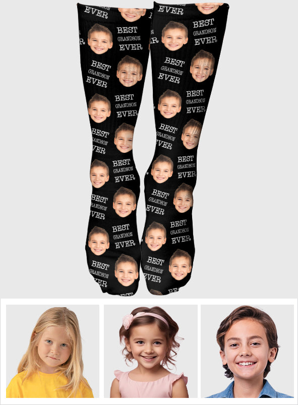 Custom Face - Personalized Kid Socks