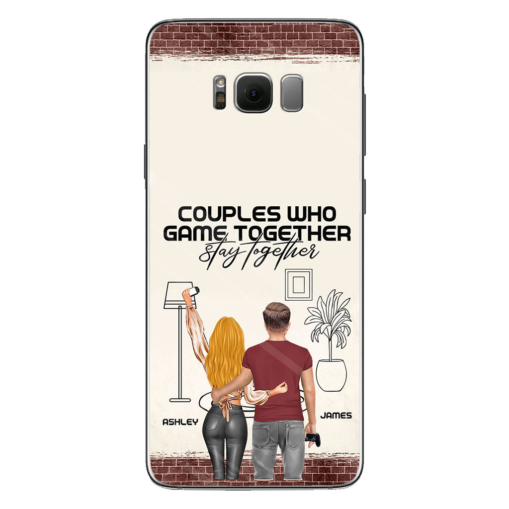 Couples Who Game Together Stay Together - Personalized Video Game Phone Case