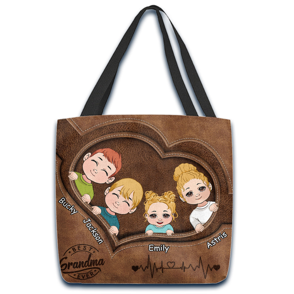 Best Grandma Ever - Personalized Grandma Tote Bag