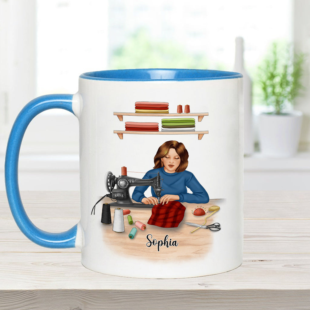 My Sewing Space - Personalized Sewing Accent Mug