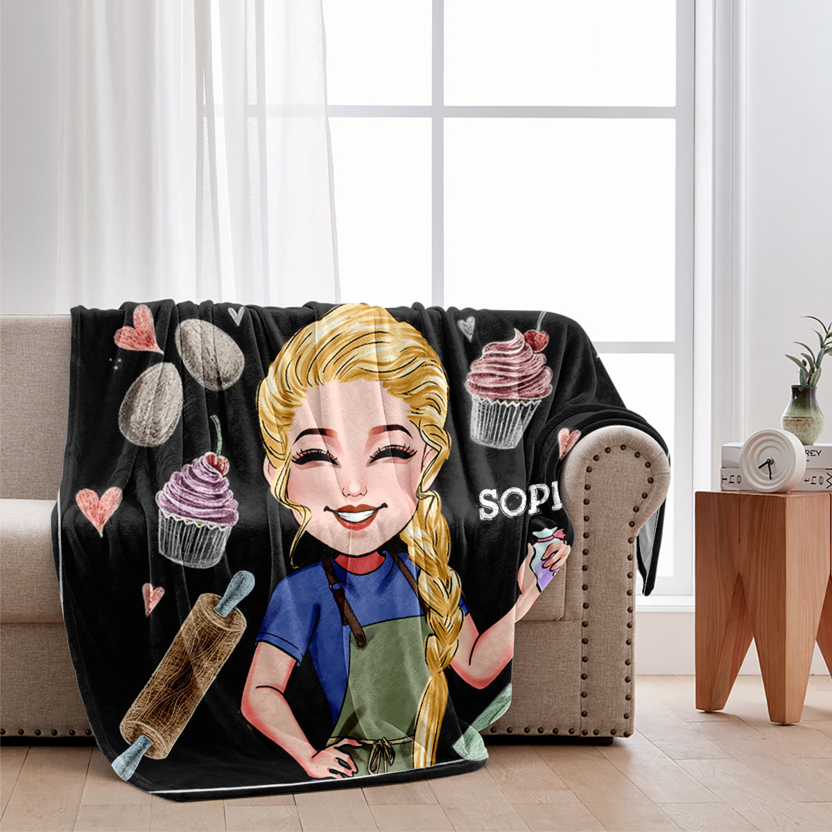 Life Is What You Bake It - Personalized Baking Blanket