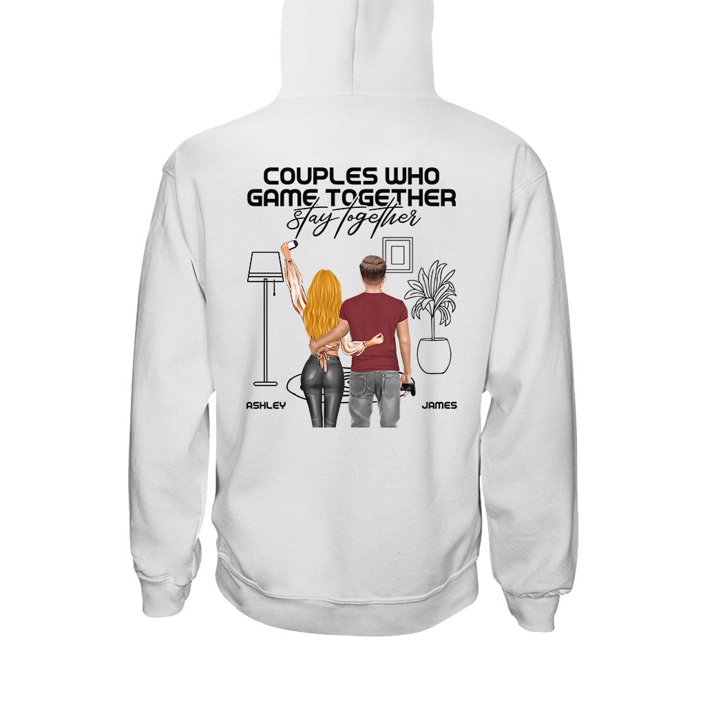 Couples Who Game Together Stay Together - Personalized Video Game T-shirt and Hoodie