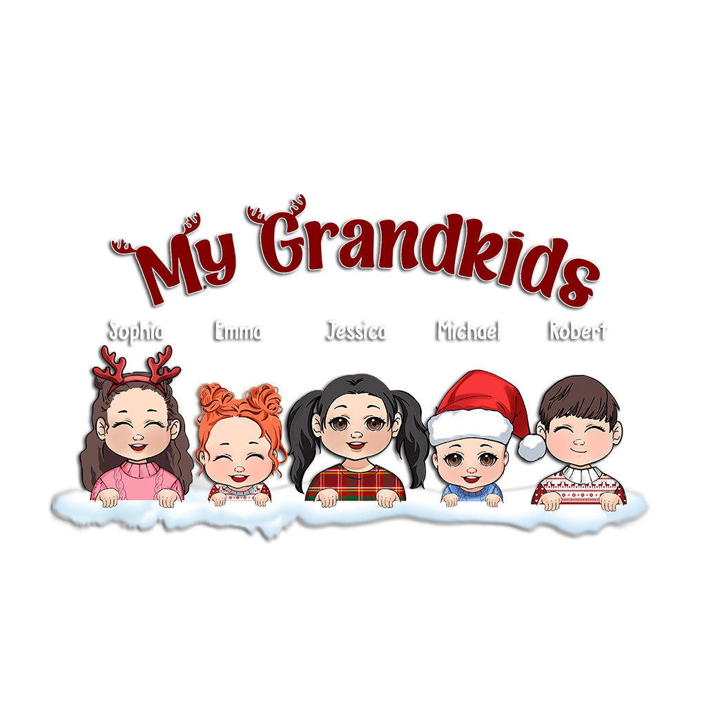 Our Christmas - Personalized Grandma Decal Die Cut
