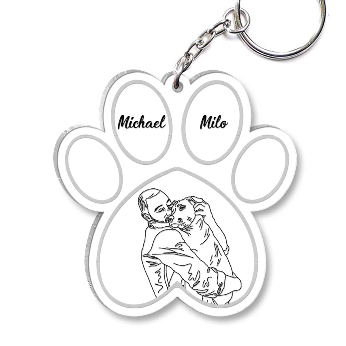 Fur Baby - Personalized Dog Keychain