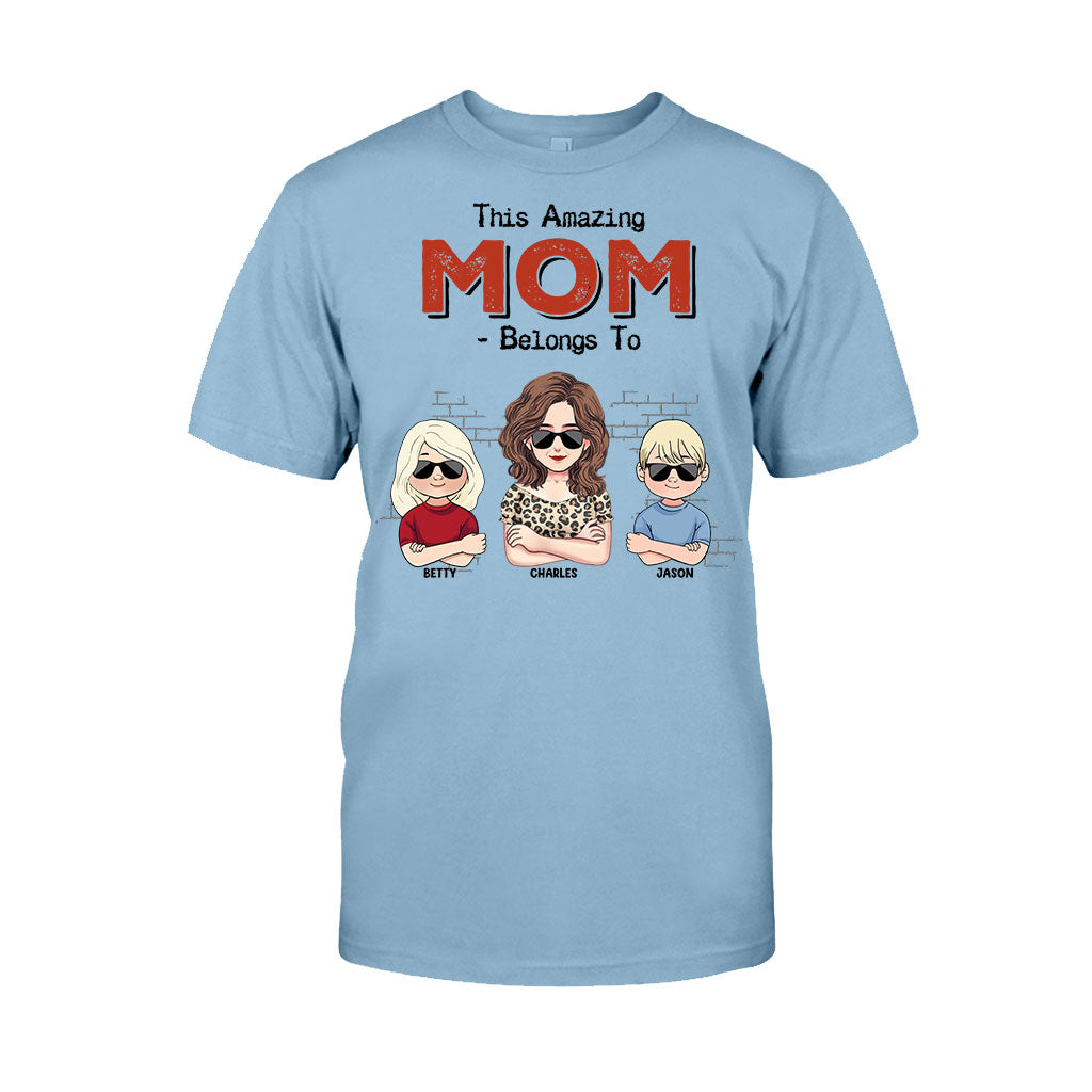 This Amazing Dad Belongs To - Gift for dad, dad, grandpa - Personalized T-shirt And Hoodie